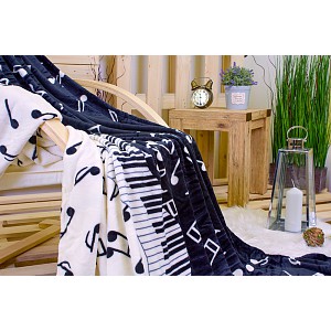 Deka mikroflanel 150x200 Noty
