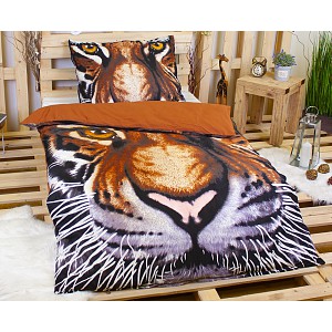 3D Povlečení 140x200+70x90 Tiger