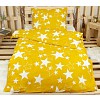 Povlečení 140x200 70x90 Stars - Zlaté hvězdy
