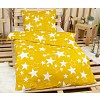Povlečení 140x200 70x90 Stars - Zlaté hvězdy