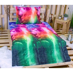 3D Povlečení 140x200+70x90 Kouzelná Galaxie