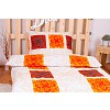 Bavlněné povlečení 140x200+70x90 Orient oranžový