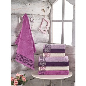 Bambusová osuška Nice COLLECTION - Světle Šeříková