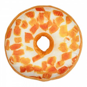 Dekorační plyšový polštářek DONUT 40 cm - Meruňkový