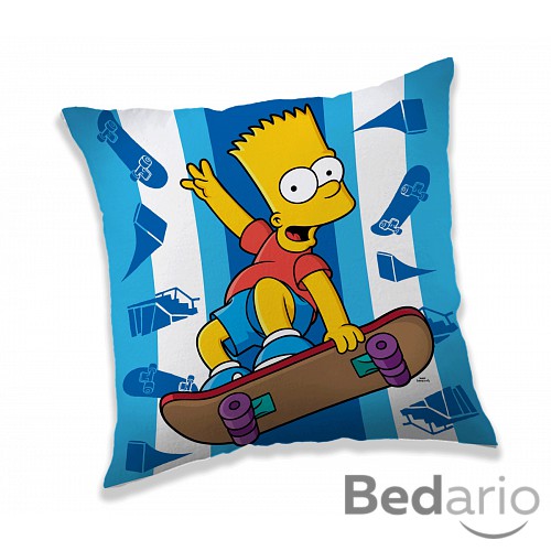 Dekorační polštářek 40x40 cm - Bart skater