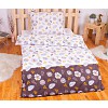 Flanelové povlečení 140x200+70x90 Flora lrain