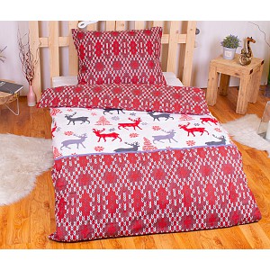 Flanelové povlečení 140x200+70x90 Winter Extra