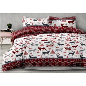 Flanelové povlečení 200x220+2x70x90 Winter Extra