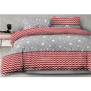 Flanelové povlečení 200x220+2x70x90 Christmas Mess