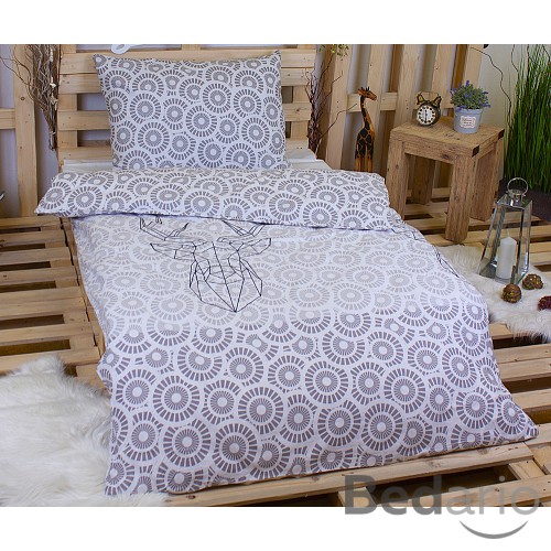 Flanelové povlečení 140x200+70x90 My Deer Friend