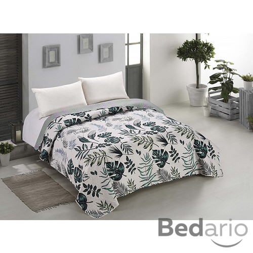 Prošívaný dekorační přehoz 240x260 Botanique