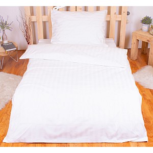 Bavlněné povlečení 140x200+70x90 Bilý Sníh