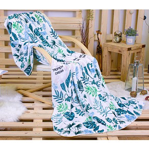 Deka mikroflanel DELUXE Botanique 150x200