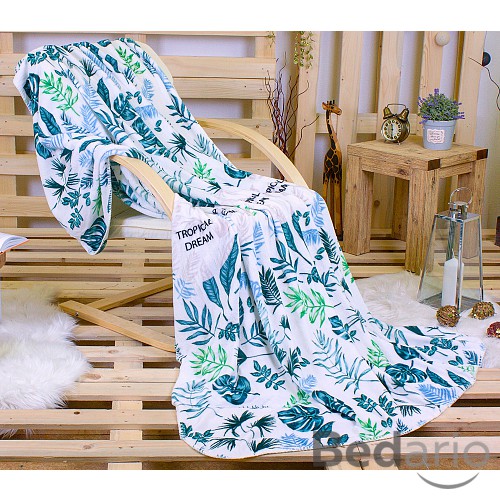 Deka mikroflanel DELUXE Botanique 150x200