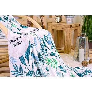 Deka mikroflanel DELUXE Botanique 150x200