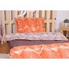 Bavlněné povlečení DELUX STRIPE - lososový 140x200+70x90