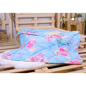 Prošívaná přikrývka ECONOMY květy 140x200