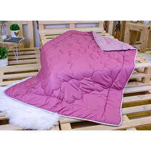 Prošívaná přikrývka ECONOMY vínová 140x200