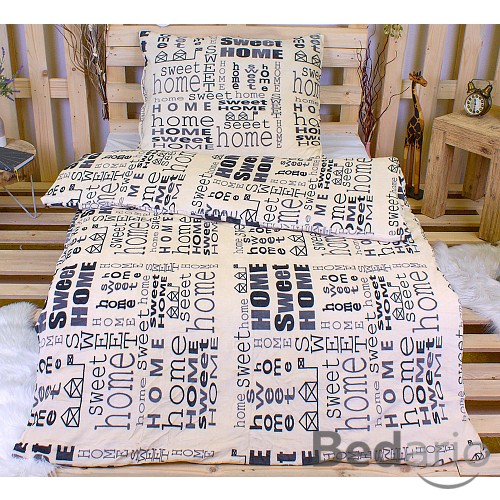 Mikroplyšové povlečení Premium 140x200+70x90 Sweet Home