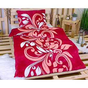 Mikroplyšové povlečení Premium 140x200+70x90 Mali II