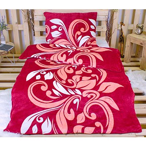 Mikroplyšové povlečení Premium 140x200+70x90 Mali II