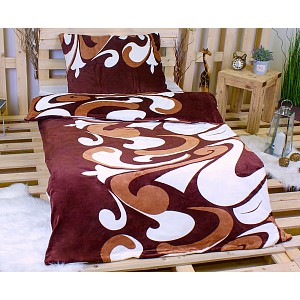 Mikroplyšové povlečení Premium 140x200+70x90 Royal Tattoo