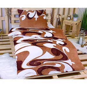 Mikroplyšové povlečení Premium 140x200+70x90 Royal Tattoo II