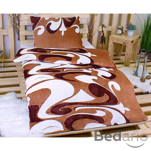 Mikroplyšové povlečení Premium 140x200+70x90 Royal Tattoo II