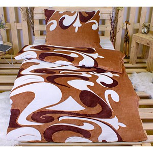 Mikroplyšové povlečení Premium 140x200+70x90 Royal Tattoo II