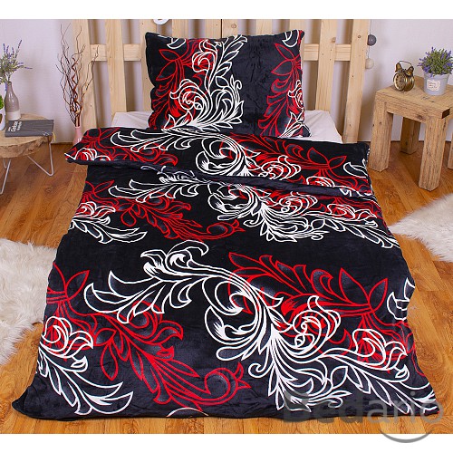 Mikroplyšové povlečení Premium 140x200+70x90 Carmen
