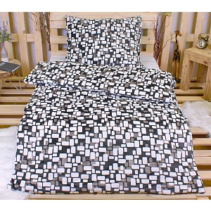 Mikroplyšové povlečení Premium 140x200+70x90 Mozaika