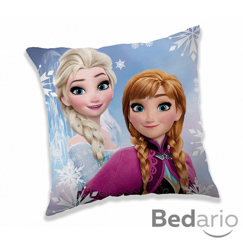 Dekorační polštářek 40x40 cm - Frozen sister blue
