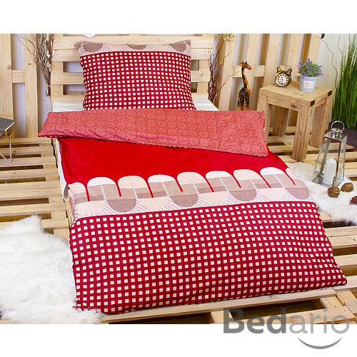 Povlečení v dárkové kazetě 140x200+70x90 Red Tubing