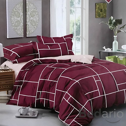 Povlečení v dárkové kazetě 140x200+70x90 Vínová perspektiva lásky