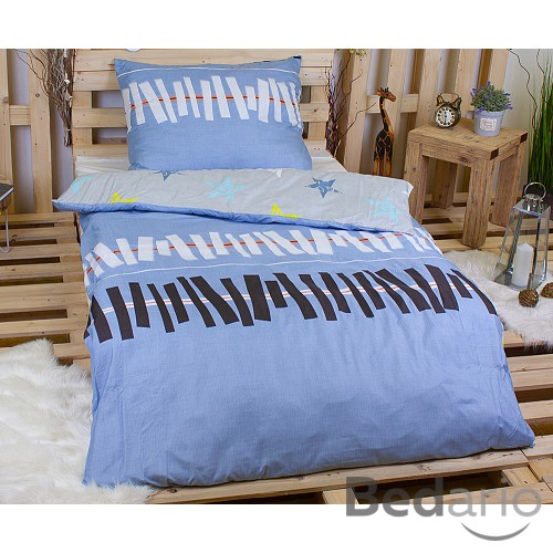 Povlečení v dárkové kazetě 140x200+70x90 Písmenkové hvězdy