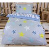 Povlečení v dárkové kazetě 140x200+70x90 Písmenkové hvězdy