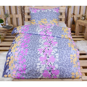 Povlečení z mikrovlákna Economy 140x200+70x90 Sladké větvičky