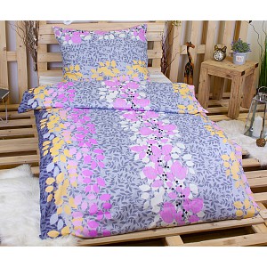 Povlečení z mikrovlákna Economy 140x200+70x90 Sladké větvičky