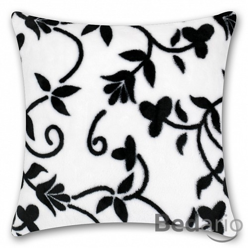 Povlak na polštářek mikroflanel 40x40 - Květinový ornament