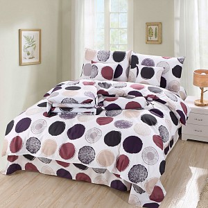 Osmidílná sada povlečení Mikrokrep 140x200+70x90 Circle