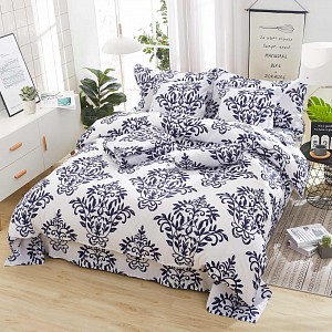 Osmidílná sada povlečení Mikrokrep 140x200+70x90 Blueprint