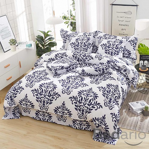 Osmidílná sada povlečení Mikrokrep 140x200+70x90 Blueprint