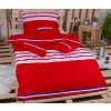 Osmidílná sada povlečení na 2 lůžka 140x200+70x90 Trikolora červena