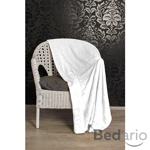 Mikroflanelová deka Premium 150x200 - Bílá