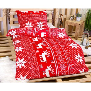 Mikroplyšové povlečení Premium 140x200+70x90 Nordic