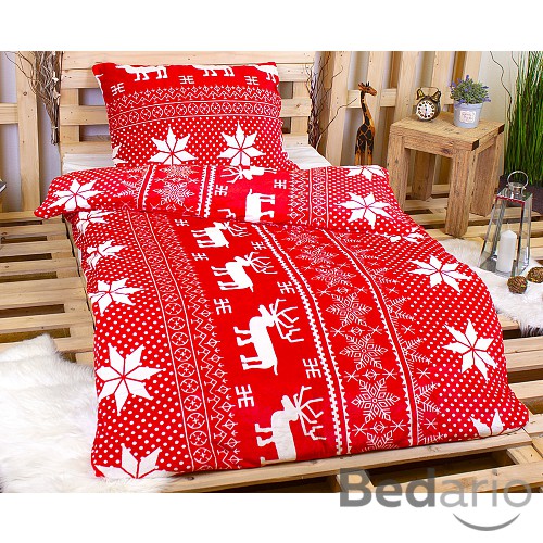 Mikroplyšové povlečení Premium 140x200+70x90 Nordic