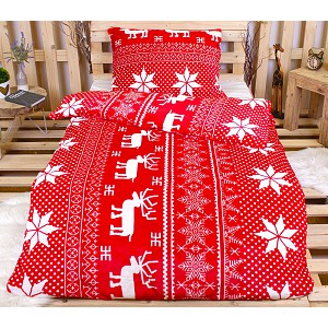 Mikroplyšové povlečení Premium 140x200+70x90 Nordic