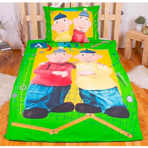 Bavlněné povlečení 140x200+70x90 Pat a Mat