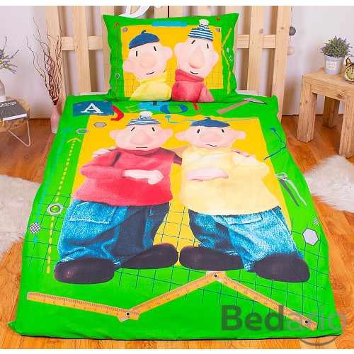 Bavlněné povlečení 140x200+70x90 Pat a Mat