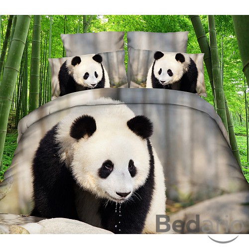 3D Povlečení 140x200+70x90 Panda